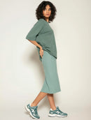 Blusa manga curta com drapeado lateral Biamar