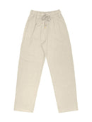 Calça reta com bolsos faca e cordão ajustável Biamar