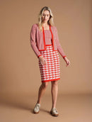 Casaco com padronagem em pied de coq e mangas de cava posta Urbanity