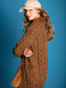 Casaco com tecimento em tranças aBenção