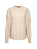 Blusa alongada de gola redonda com detalhe em botões e mangas de cava posta Biamar