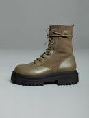 Coturno new york de cano médio e solado tratorado Biamar