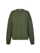 Blusa em algodão com recorte de modelagem e fendas Biamar