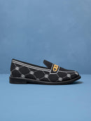 Loafer florença Biamar out logomarca e solado flat