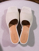 Tamanco mônaco com salto redondo Biamar