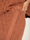 Saia envelope em algodão com trama detalhada Biamar