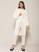 Calça com pregas, bolsos e barra dobrada Biamar