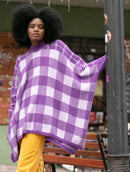 Capa mullet em padronagem geométrica com gola média Urbanity