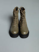 Coturno new york de cano médio e solado tratorado Biamar