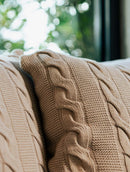 Capa de almofada em algodão com tecimento em tranças e zíper Biamar Home