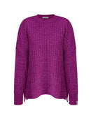 Blusa alongada com fenda e manga de cava posta Biamar