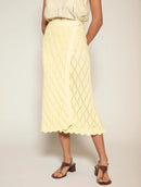 Saia envelope em algodão com trama detalhada Biamar
