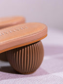 Tamanco mônaco com salto redondo Biamar