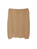 Manta em algodão para sofá com tecimento em tranças Biamar home