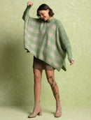 Capa mullet em padronagem geométrica com gola média Urbanity