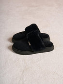 Pantufa oslo em algodão com pele fake e solado elevado Biamar