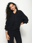 Jaqueta com botões, bolsos e mangas de cava quadrada Biamar