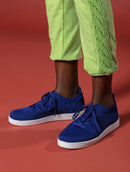 Tênis floripa em malha com textura, cadarço e solado baixo Biamar