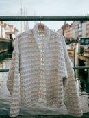 Casaco em ponto bombom com mangas de cava quadrada Biamar