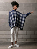 Capa mullet em padronagem geométrica com gola média Urbanity