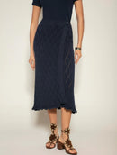 Saia envelope em algodão com trama detalhada Biamar