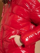 Jaqueta com capuz ajustável, bolsos e mangas de cava posta Biamar Out