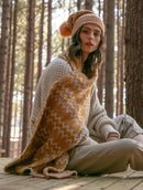 Manta com padronagem geométrica aBenção