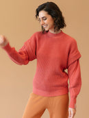 Blusa de gola média e mangas de cava quadrada com tranças Urbanity