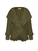 Casaco em algodão com detalhe em tranças e mangas de cava posta Urbanity