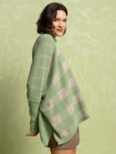 Capa mullet em padronagem geométrica com gola média Urbanity