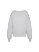 Blusa com gola canoa aBenção