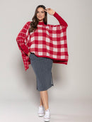 Capa mullet em padronagem geométrica com gola média Urbanity