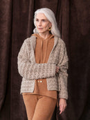 Casaco em ponto bombom com mangas de cava quadrada Biamar