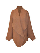 Capa com lapela alongada e sem fechamento Biamar