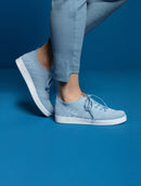 Tênis floripa em malha com textura, cadarço e solado baixo Biamar