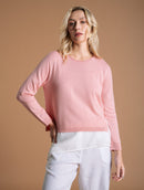 Blusa com efeito sobreposição, gola redonda e mangas de cava posta Urbanity