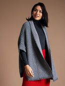 Capa reversível com padronagem xadrez Biamar