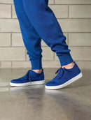 Tênis floripa em malha com textura, cadarço e solado baixo Biamar