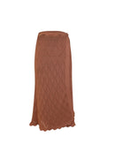 Saia envelope em algodão com trama detalhada Biamar