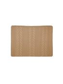 Capa em algodão para travesseiro com tecimento em tranças Biamar Home