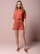 Bermuda em algodão com amarração e cordão ajustável Urbanity