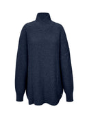 Blusa alongada com gola transpassada e mangas bufantes de cava quadrada Biamar