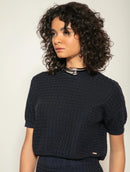 Blusa em algodão com trama detalhada Biamar