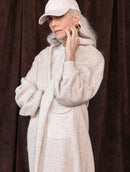 Casaco longo e canelado Biamar