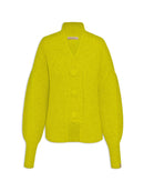 Casaco canelado com botões, bolsos e mangas de cava quadrada Biamar