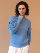 Blusa de gola média e mangas de cava quadrada com tranças Urbanity