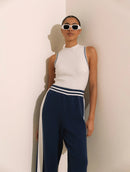 Regata canelada com detalhe de cava Biamar