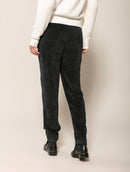 Calça reta em veludo com bolsos Biamar