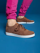 Tênis floripa em malha com textura, cadarço e solado baixo Biamar