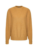 Blusa alongada de gola redonda com detalhe em botões e mangas de cava posta Biamar